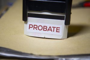 Minnesota probate checklist, image of probate stamp