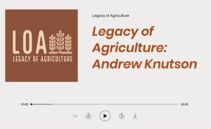 legacy of agriculture podcast graphic
