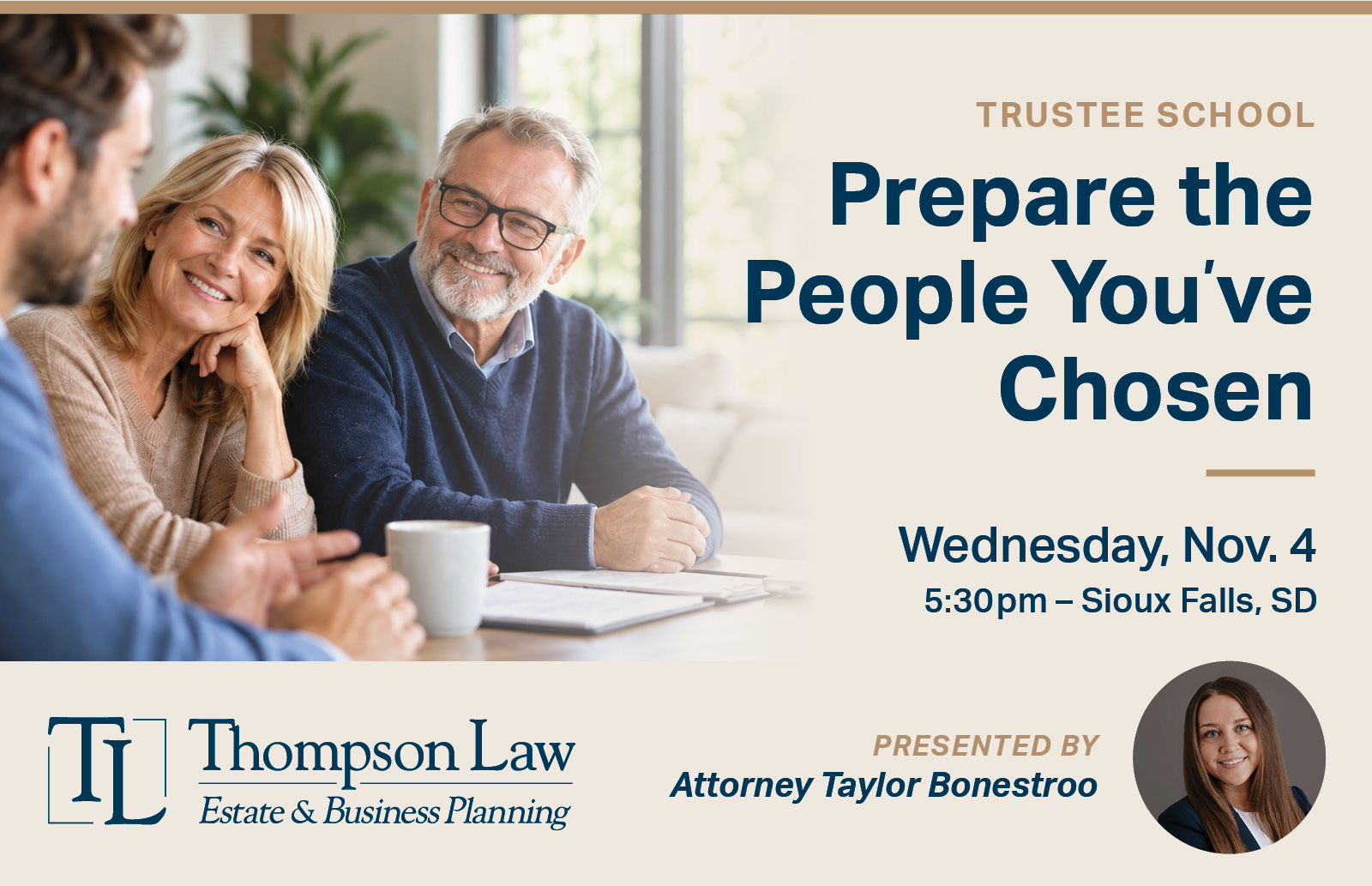 Trustee School in Sioux Falls from Thompson Law